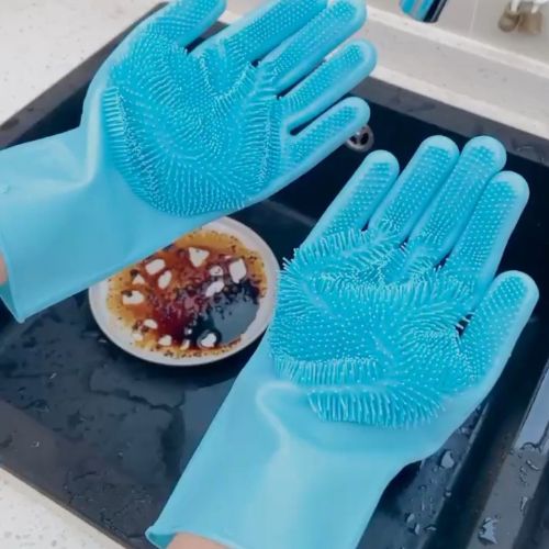 Silicone Dishwashing Gloves Durable Quality Comfortable Grip