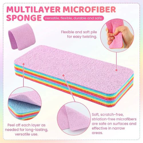 Rainbow Sponge – 12 Layer Durable Cleaning Sponge for Kitchen & Household Use