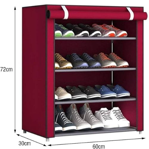 Shoe Rack Organizer Detachable Shoe Rack Multi Layer Non Woven Shoe Cabinet