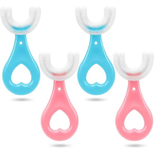 Pack of 2 - Baby U Shaped & Finger Toothbrush