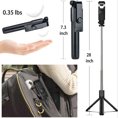 3 IN 1 R1S Wireless Selfie Stick And Tripod Stand