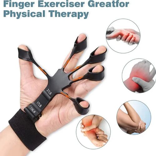 Finger Exerciser - Gripster Strengthener Finger Stretcher Hand Gripper