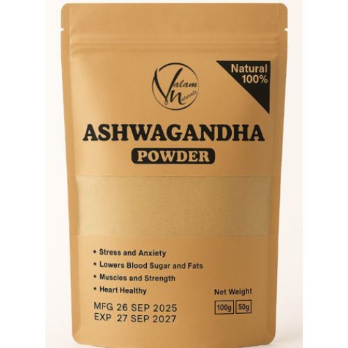 Ashwagandha Powder | Herbal Supplement For Stress Relief, Energy & Immunity Boost (100g)