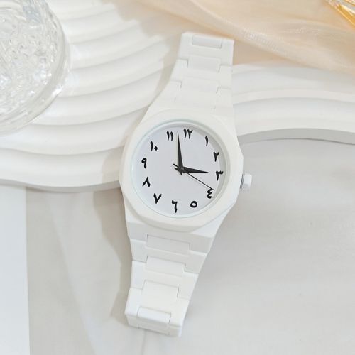White Aura Couple Watch - Stylish Fashion Accessories for Men and Women