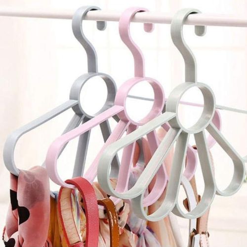 Scarf Hanger Organizer – Petal Shape for Scarves, Shawls, Ties & Belts