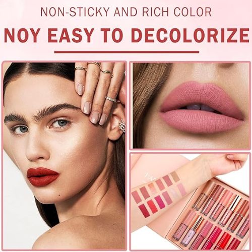 12 Pcs Love Velvet Matte Liquid Lipstick Set