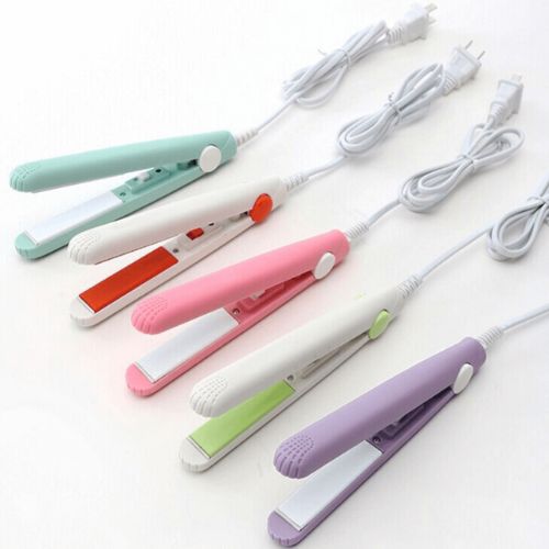 Mini Hair Straightener Student Crystal Flat Iron Bangs Straight Hair Curler Fashion