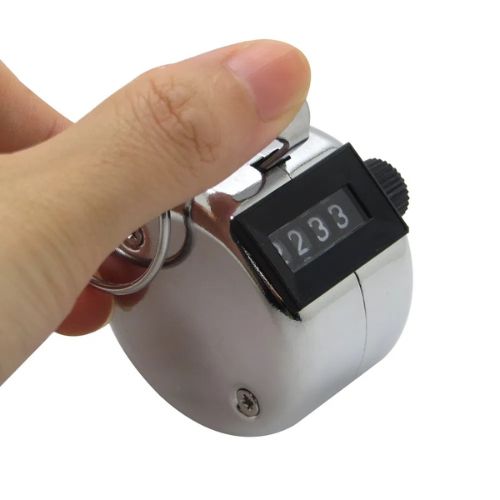 Digital Hand Tally Counter 4 Digit Numbers