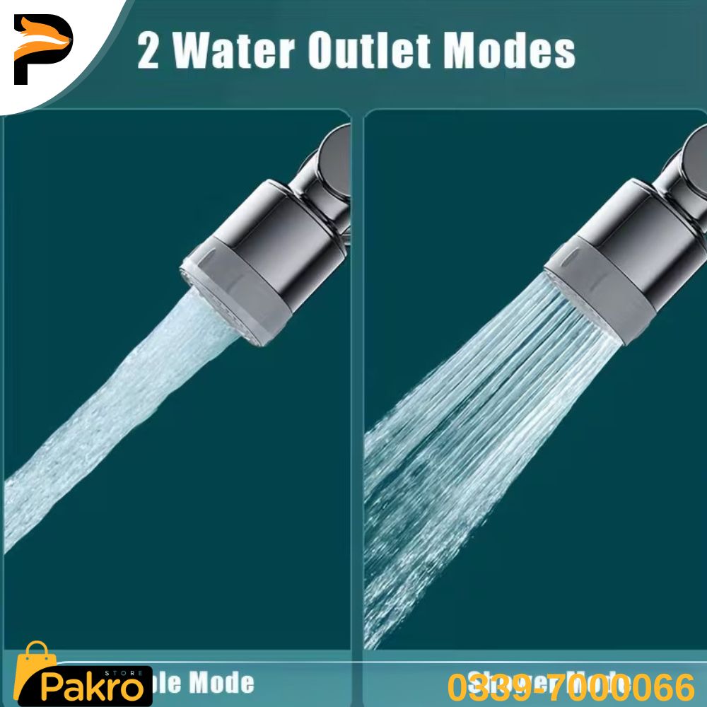 Rotatable Kitchen & Bathroom Washbasin Tap - Water Saving Bubbler Nozzle