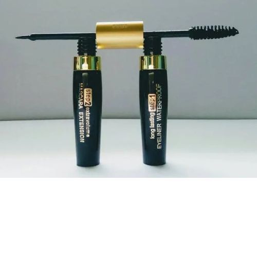 2 in 1 Eyeliner & Mascara - All-in-One Eye Makeup Solution For Girl And Woman