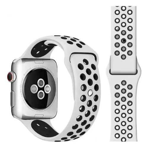Silicon Dotted Nike Straps For Smart Watches Compatible With 42-44-mm Series