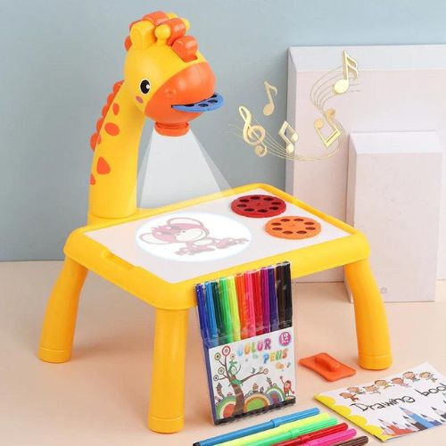 3 in 1 LED Projector Drawing Table Toy for Kids