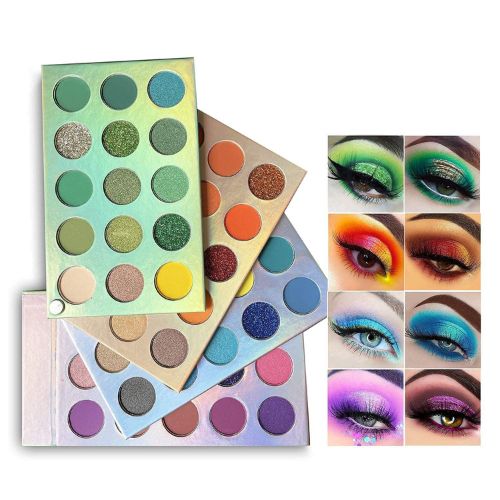 Prism Vista 60-Color Eyeshadow Board With Free Makeup Brush Set