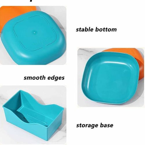 10Pcs Multi-function Spit Bone Plate Set - Dining Table Plates