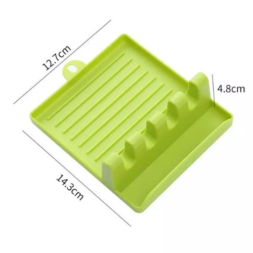 4 Step Spoon Holder for Kitchen Utensils - Pot Lid Holder Stand for Kitchen