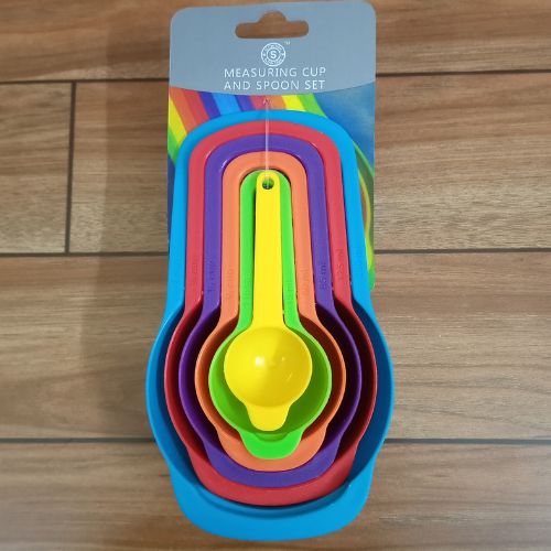 Pack of 6 pcs Measuring Cups and Spoons Set