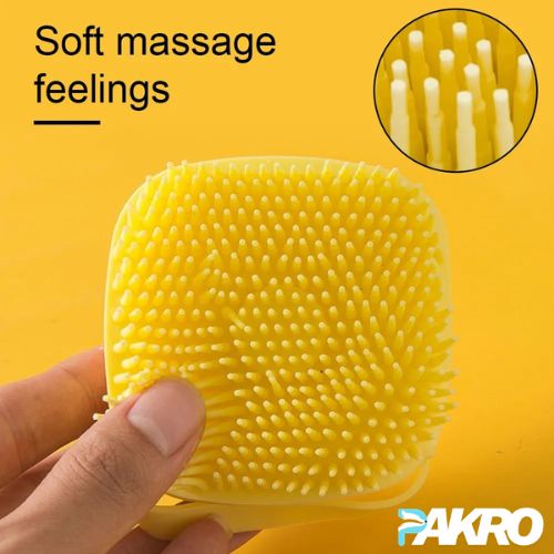 Silicone Bath Body Brush | Exfoliating Scrub with Soap Dispenser