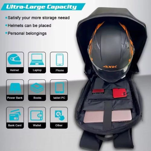 LED Screen 3D Hard Shell Backpack With Waterproof LED Eyes