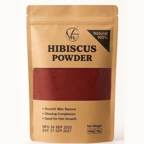 Hibiscus Flower Powder 100% Pure And Natural | Organic Herbal Powder (100g)