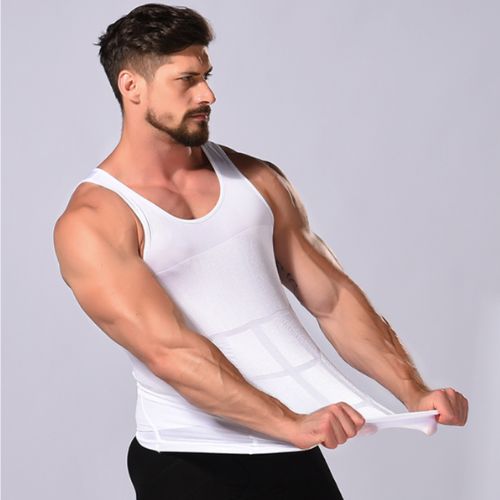 Slim n Fit Body Shaper Vest Shirt - Tank Top Sleeveless Shapewear For Men