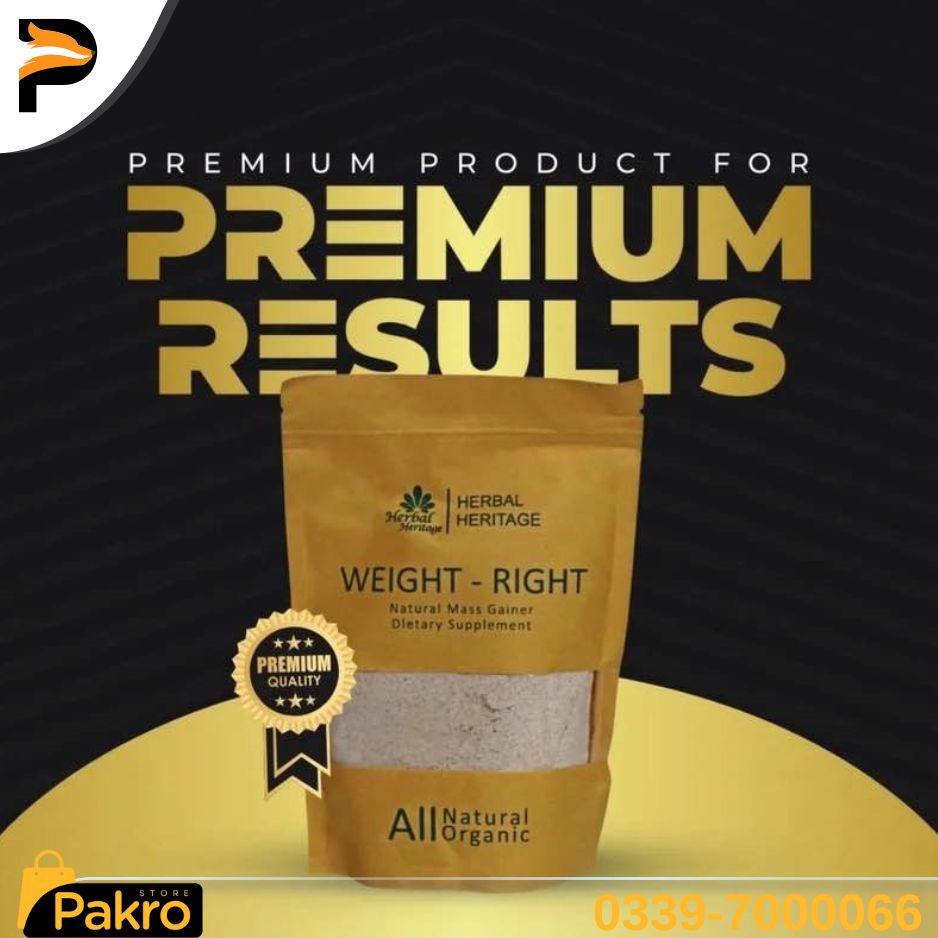 Organic Dietary Supplement for Healthy Weight Gain