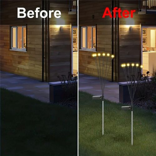 Garden Lights – New Upgraded Solar Powered Firefly Waterproof Lights