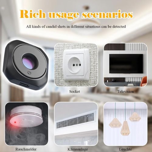 Wireless Hidden Camera Detector – Portable Anti‑Spy Bug Sweeper for Privacy Protection