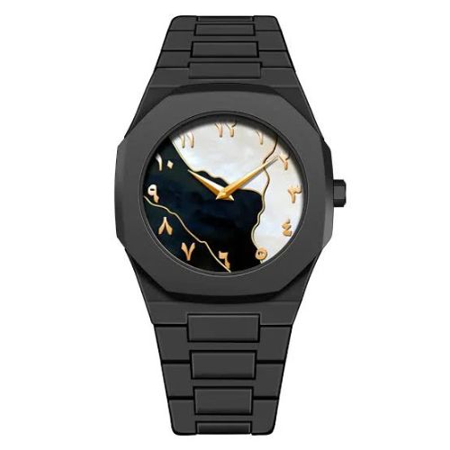 Black Aura Watch Elegant Design Perfect For Daily Wear & Special Occasions