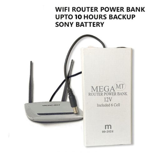 12V High-Power Router Power Bank 20000mAh | 8 to 10 Hours Backup