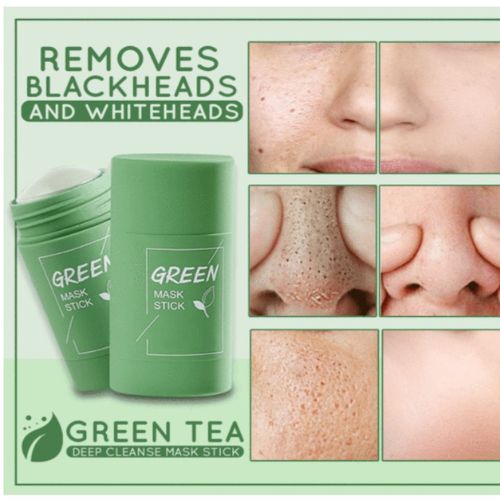 Green Mask Stick for Face, Blackhead Remover