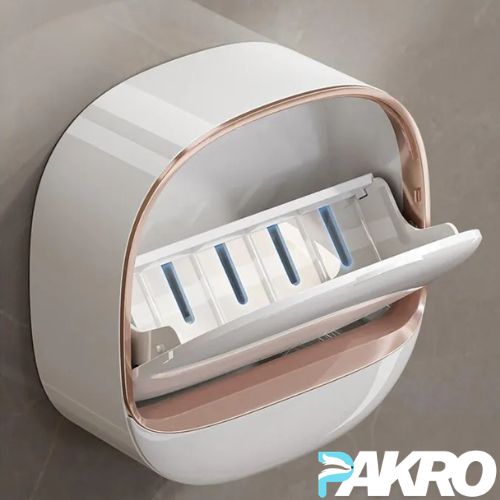 Waterproof Luxury Soap Holder with Drain Tray