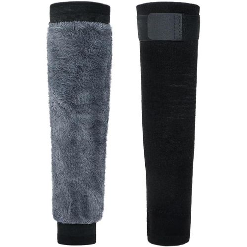 Pair of Soft Fleece Knee Warmers – Thermal Leg Warmers for Cold Weather