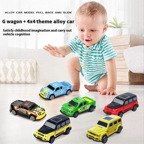 G-Class SUV Metal Toy Cars | Multicolor (Pack of 12)