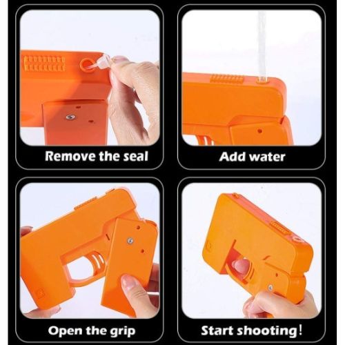 Creative Folding iPhone Toy Water Gun – Manual Shooting - Long Range