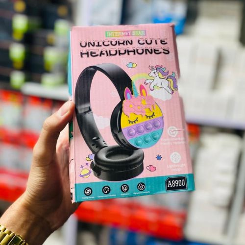 Wireless Bluetooth Headphones for Boys & Girls Fidget Bubbles Cute Gaming Headset