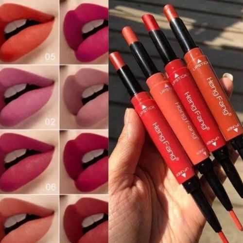 Pack Of 8 - High Pigment 2 In 1 Lip Liner + Lipstick set
