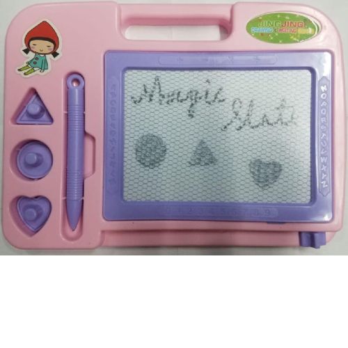 Plastic Magnetic Drawing Board for Kids - 1 Pc Fun with Animals for Girls and Boys