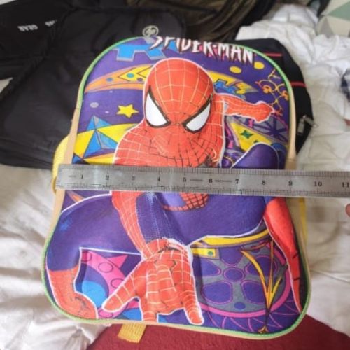 Spider-Man Kids School Bag – 12-Inch Cartoon Backpack for Boys