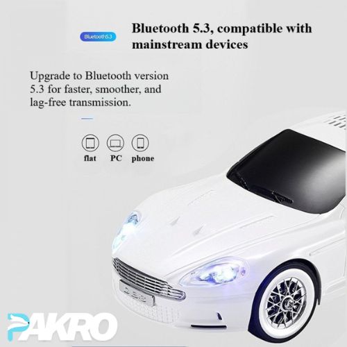 WS-593 Car Wireless Sound Bluetooth Speaker with LED Lights