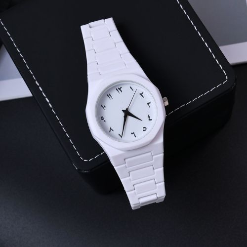 White Aura Couple Watch - Stylish Fashion Accessories for Men and Women