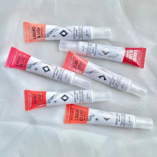 Pack of 6 - Hudamoji Liquid Blush Natural Colors Makeup Blush for Cheek Matte Finish