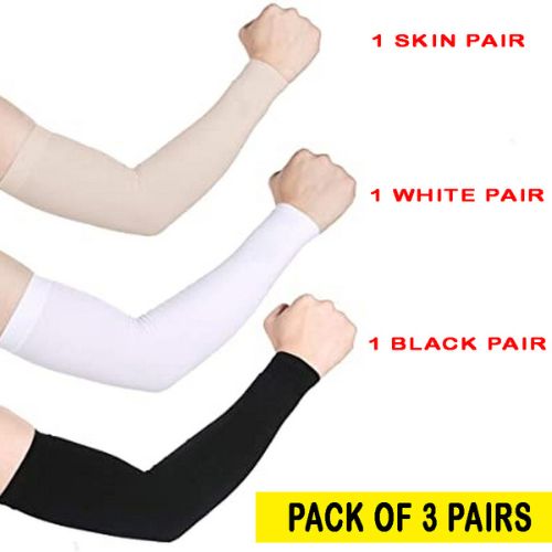 pack of 3 arm sleeve From the Sun, Long-Sleeved Gloves for All Outdoor Sports