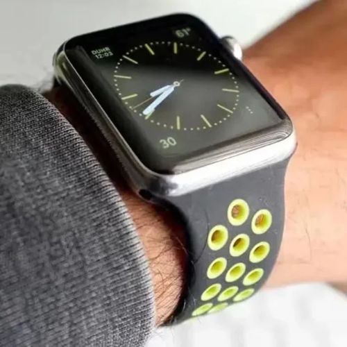 Silicon Dotted Nike Straps For Smart Watches Compatible With 42-44-mm Series