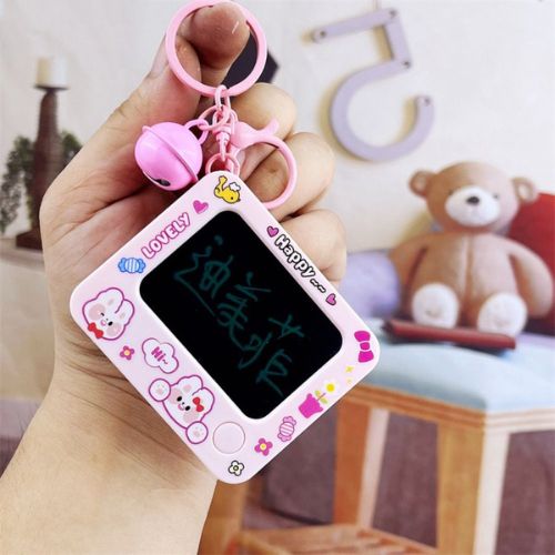 Cute Portable Mini Drawing Board Keychain - Small Writing Pad