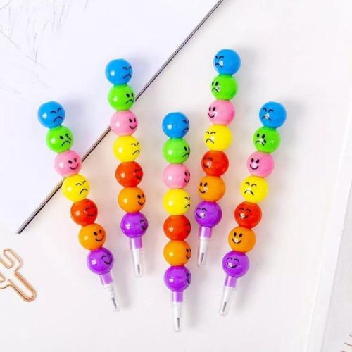 Cute Multicolor 12 Pcs Pencil Set - Perfect Gift for Kids and Students!
