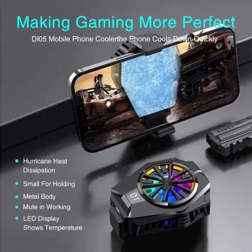 DL05 RGB Memo Mobile Phone Radiator Gaming Cooler Fan