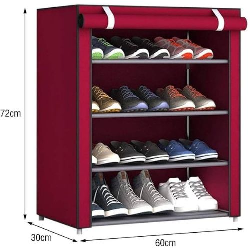 Shoe Rack Organizer Detachable Shoe Rack Multi Layer Non Woven Shoe Cabinet