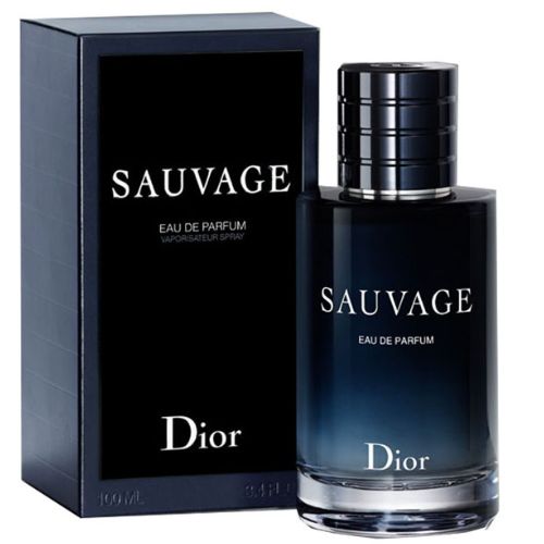Dior Sauvage Eau de Parfum bottle and packaging on a white background