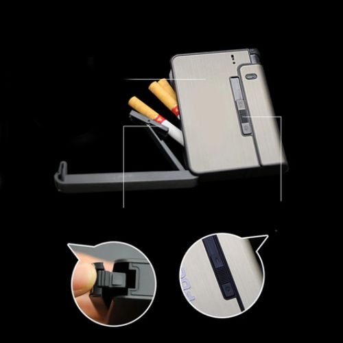 10 Sticks Cigarette Metal Case Box - Sexy Beauty Creative Design
