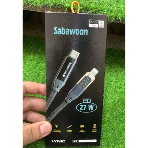 Type-C to iPhone Cable | PD 27W Fast Charging – High-Speed, Safe & Durable